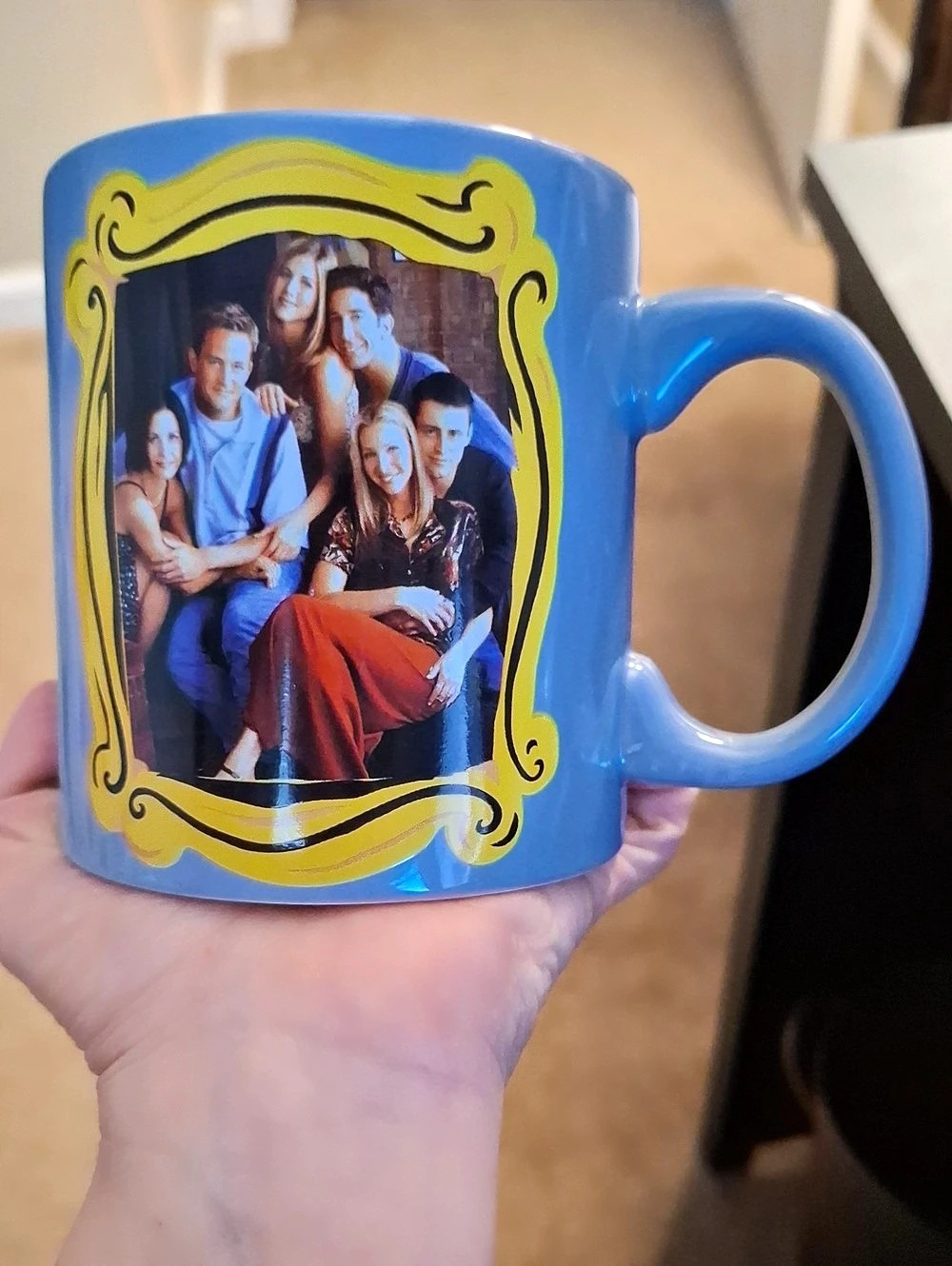 Warner Bros. Friends TV Series mug. 20 oz Blue Ceramic Mug
